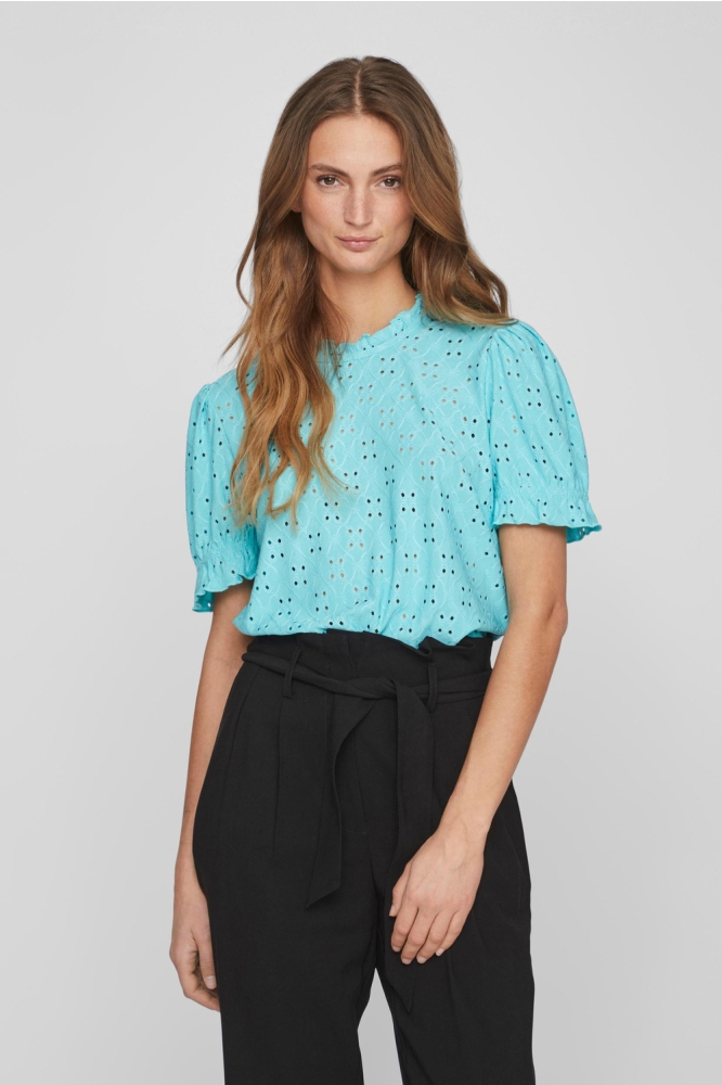 VIKAWA S/S FLOUNCE  TOP/SU - NOOS 14070251 CAPRI