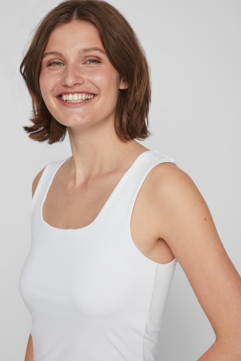 Vila witte dames top | Close up