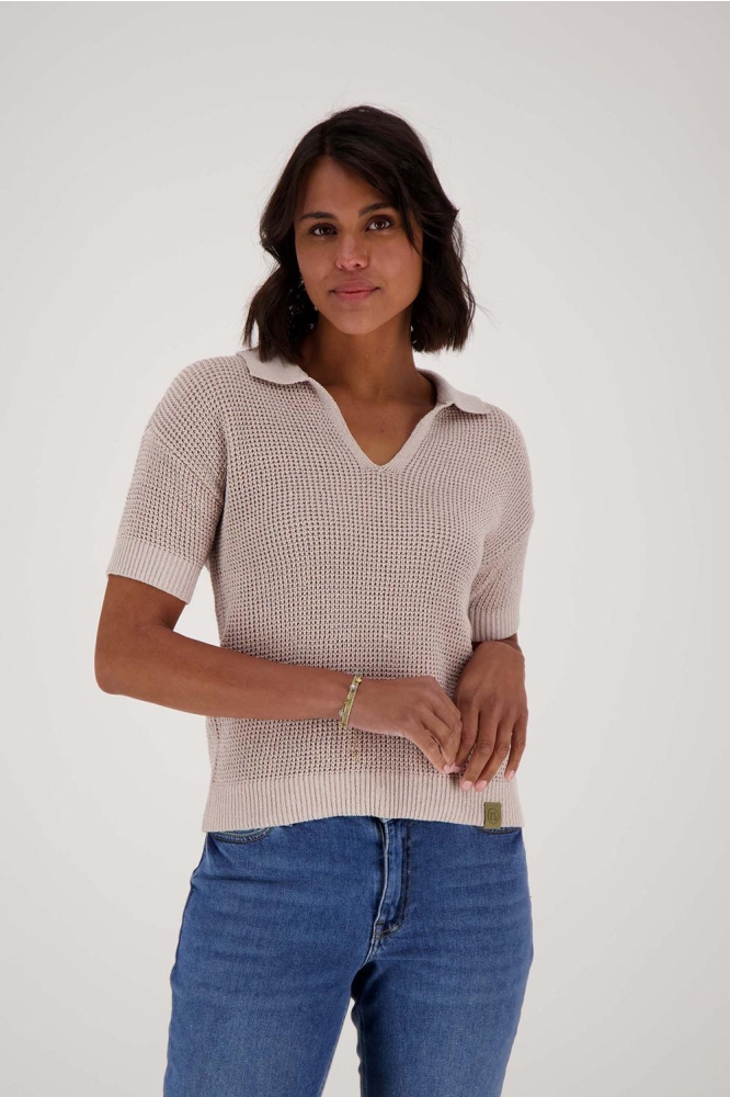 GEBREIDE POLOTOP 0305 009 1504 ZAND
