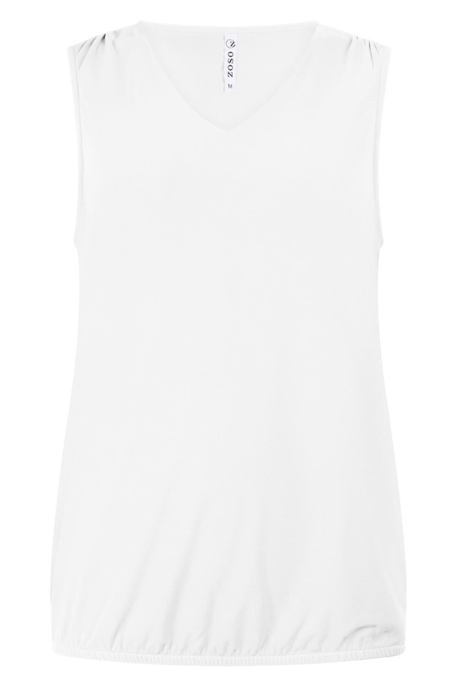 DENISE SLEEVELESS TOP 232 0016 WHITE