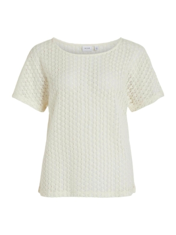 Vila T-shirt VIJULISA BOAT NECK CAP SLEEVE TOP 14086664 Birch