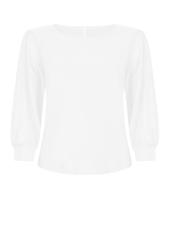 Zoso Blouse CLAIRE SPLENDOUR TOP 232 0016 WHITE