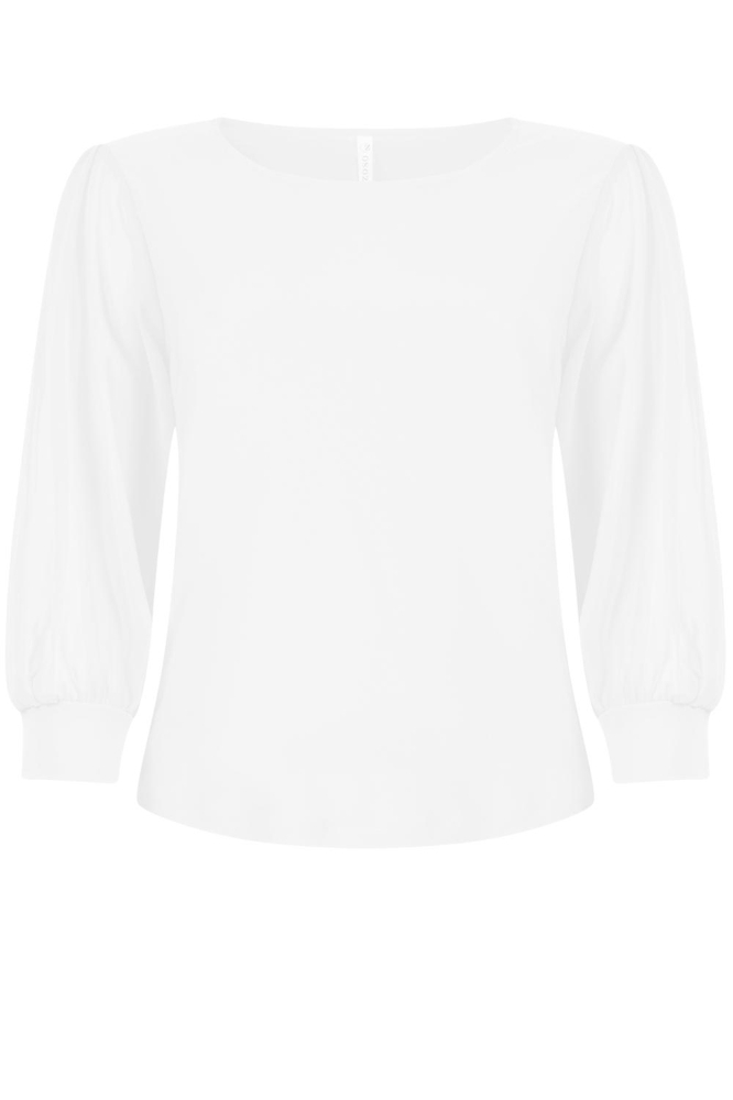 CLAIRE SPLENDOUR TOP 232 0016 WHITE