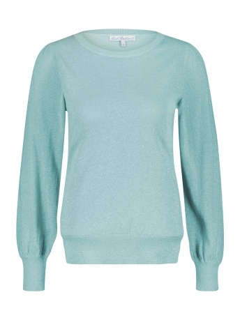 Red Button Trui SWEET LUREX PUFF LONG SLEEVE SRB3965A 121 AQUA SILVER