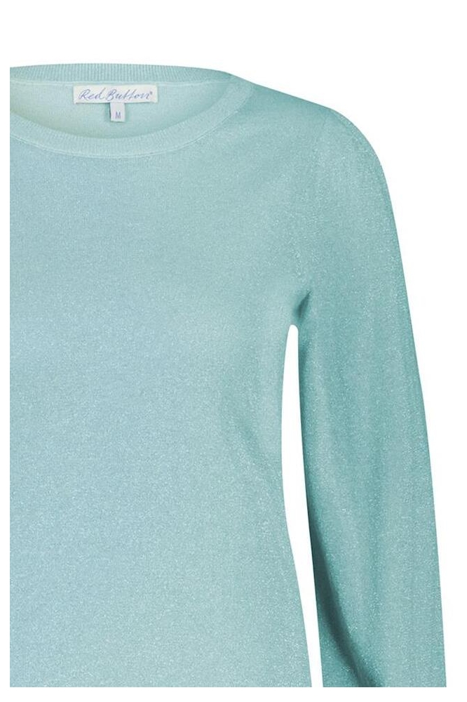 SWEET LUREX PUFF LONG SLEEVE SRB3965A 121 AQUA SILVER