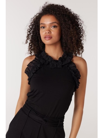 Juffrouw Jansen Top FARAH H23 SINGLET 999 BLACK