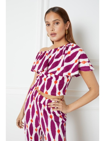 Refined Department Top BELLA CROPP TOP R2305855113 801 PURPLE