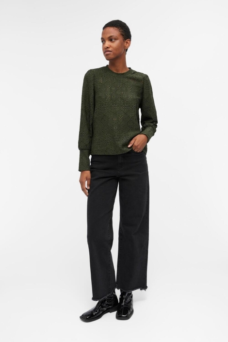 Object groene dames blouse