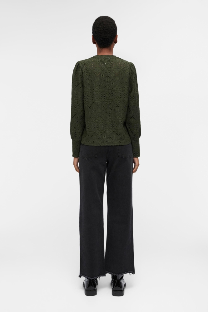 Object groene dames blouse