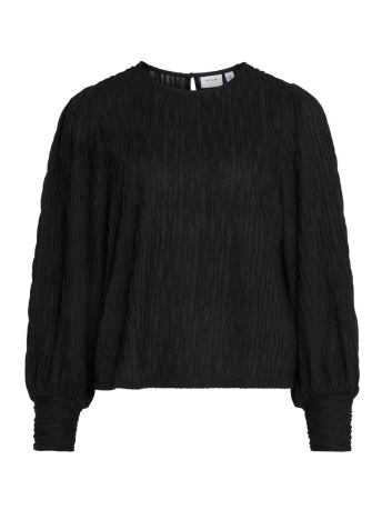 Vila T-shirt VIPLISSO L/S TOP/SU 14090173 Black