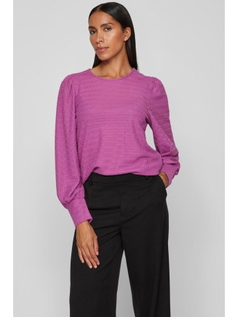 Vila T-shirt VITALLIS L/S TOP/R 14091418 CATTLEYA ORCHID