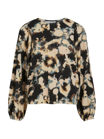 Vila Blouse VICAIA MAYA L/S TOP/SU 14089951 Black/Maya