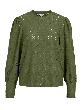 Object T-shirt OBJFEODORA L/S TOP NOOS 23041023 MAYFLY