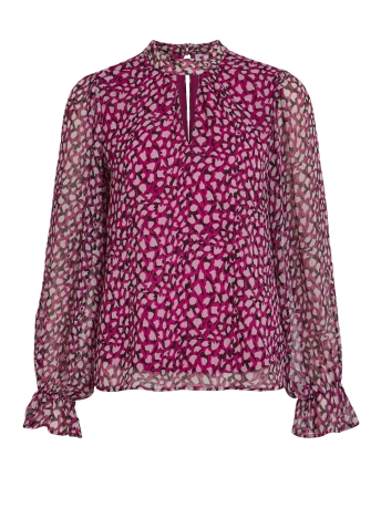 Vila Blouse VIFALIA ROE L/S TOP/SU/PB 14092629 Cattleya Orchid