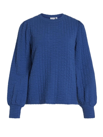 Vila Trui VISEVIM HIGH NECK L/S TOP/SU/PB 14092156 TRUE BLUE