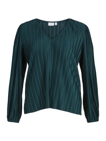 Vila Blouse VIFIOLINA V-NECK L/S TOP 14091343 Ponderosa Pine