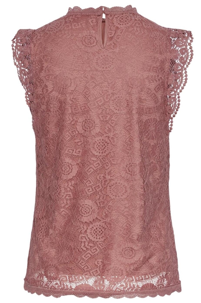 PCOLLINE SL LACE TOP NOOS BC 17120454 Canyon Rose