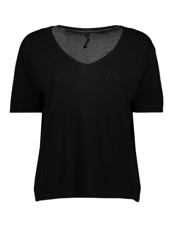 IZ NAIZ T-shirt TRUITJE BREI 7408 BLACK