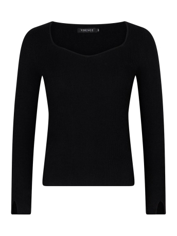 Ydence T-shirt KNITTED TOP CHIARA FC2323 BLACK 181