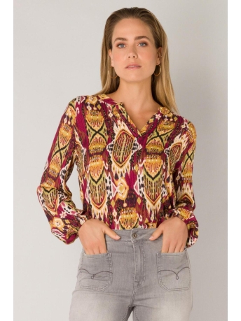 Ivy Beau Blouse NOURA 4000990 1099 BLACK MULTI COLOUR