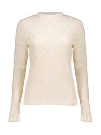 Geisha Blouse AJOUR GEBREIDE TOP 32532 45 Offwhite