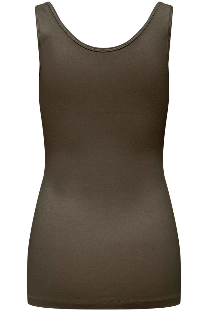 ONLLIVE LOVE S/L TANK TOP NOOS 15095808 CHOCOLATE BROWN