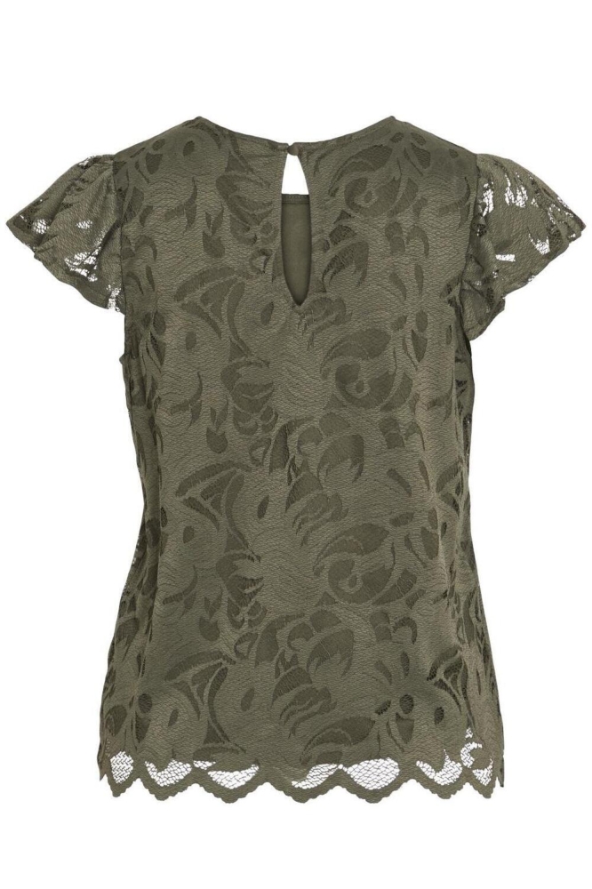 VISTACY S/L TOP 14096588 DUSTY OLIVE