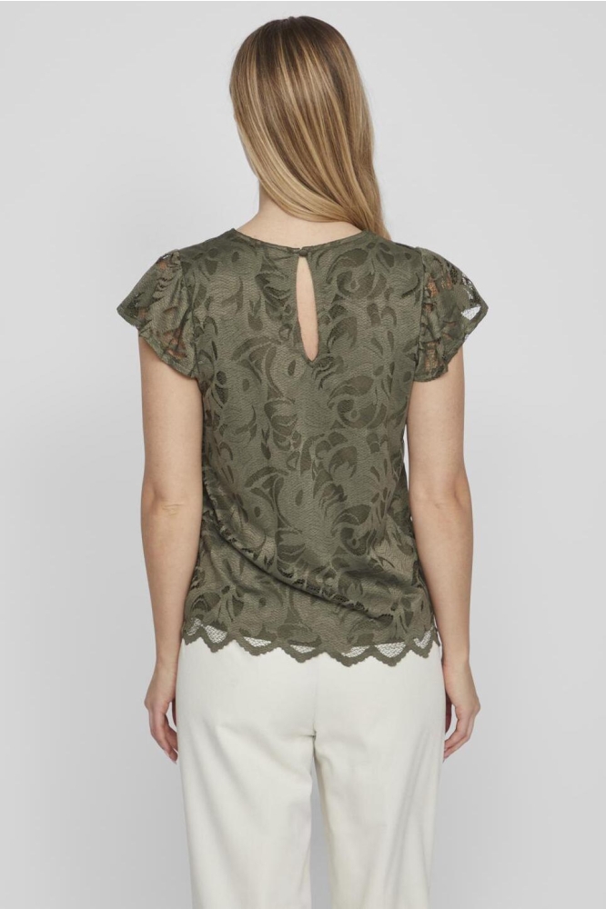 VISTACY S/L TOP 14096588 DUSTY OLIVE