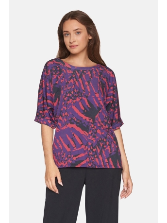 SisterS point T-shirt NEW LOW 9 16843 RED/PLUM