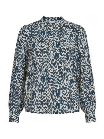 Vila Blouse VISUA L/S SHIRT / B 14092532 Black/PRINT