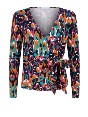 Lofty Manner Blouse TOP MADELYN OK101 MULTIE FEATHER