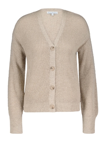 Red Button Vest CARDIGAN V NECK SRB4100 89 CLAY