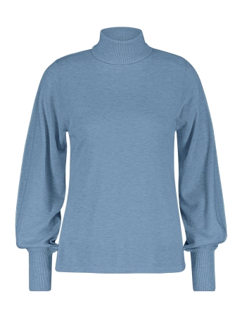 Red Button Trui SWEET ROLL NECK PUFF SLEEVE SRB4067 ICE BLUE