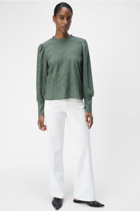 Object groene dames t-shirt | Model
