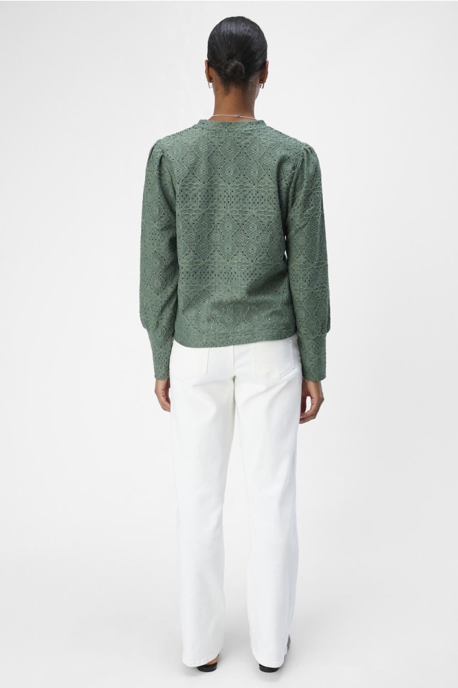 Object groene dames t-shirt | Model