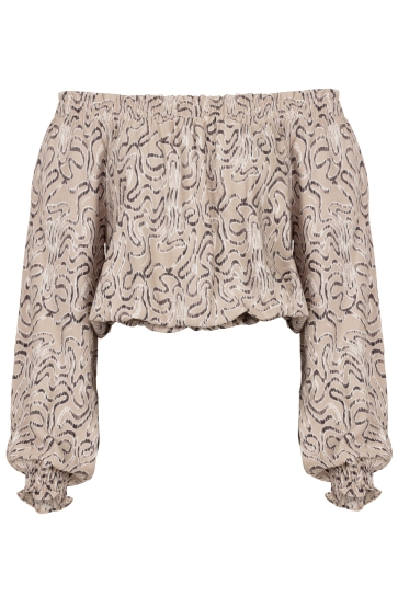 Freebird Blouse BELLIA WV VIS MARTINI 25 1 24 Beige