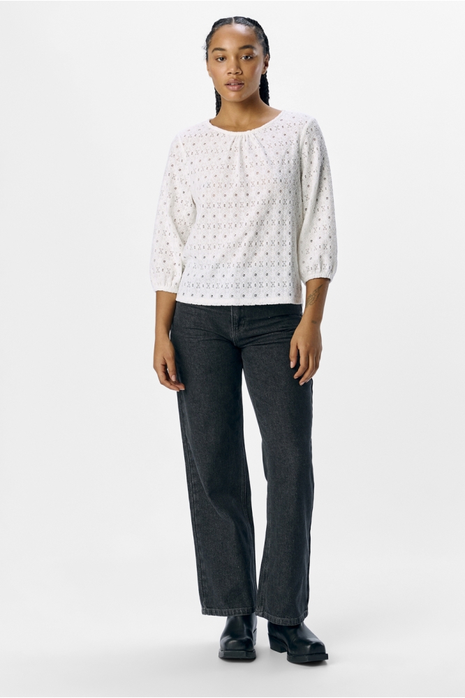 Object witte dames t-shirt | Model