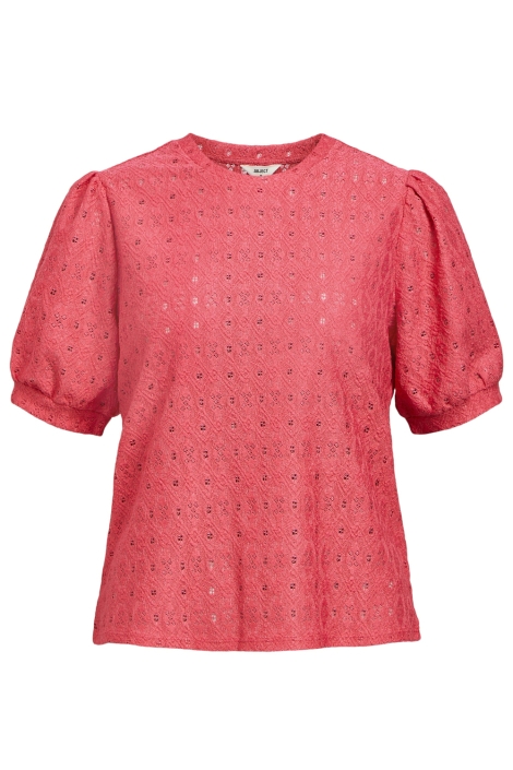 Object roze dames t-shirt | Vooraanzicht