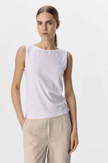 Object Top OBJJAMIE S/L SLI TANK TOP NOOS 23045692 WHITE
