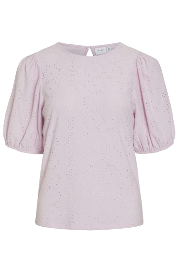 Vila T-shirt VIKALLY O-NECK 2/4 TOP - NOOS 14101667 WINSOME ORCHID