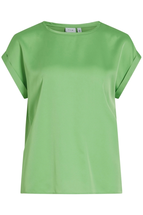 Vila viellette s/s satin top - noos