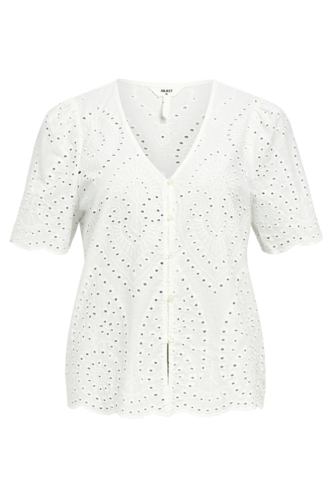 Object witte dames blouse | Vooraanzicht