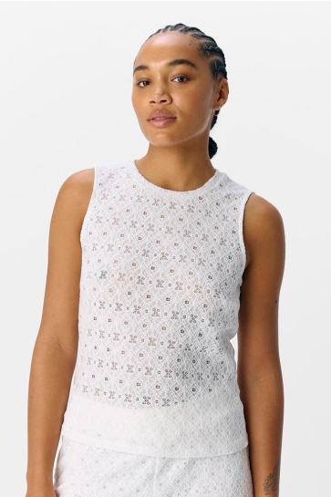 Object Top OBJLAILA S/L RE TANK TOP NOOS 23046490 CLOUD DANCER