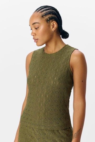 Object Top OBJLAILA S/L RE TANK TOP NOOS 23046490 CAPULET OLIVE