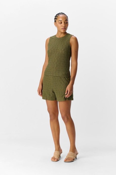 Object groene dames top | Model