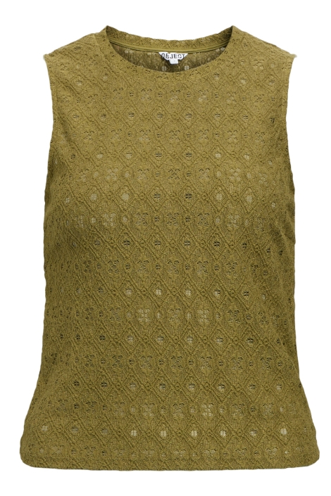 Object groene dames top | Vooraanzicht