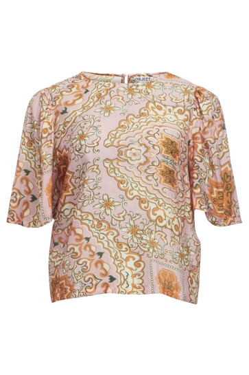 Object Blouse OBJHOLLY S/S RE TOP 138 DIV 23047179 ROSE ELEGANCE