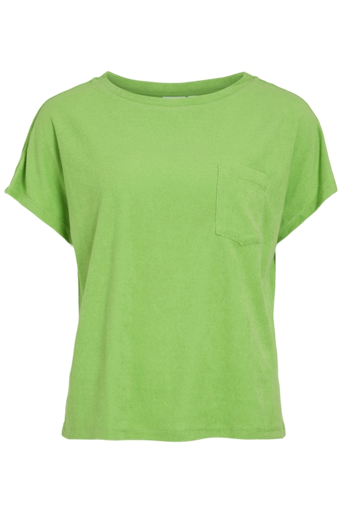 VIFROTTE O-NECK S/S TOP/LS 14108487 SUMMER GREEN