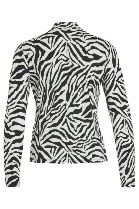 Vila zwarte dames t-shirt | Achteraanzicht