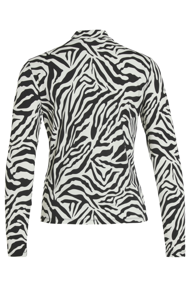 Vila zwarte dames t-shirt | Achteraanzicht